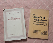 2 alte Hefte/ Taschenbücher - Beichte / Priestertum / Predigt