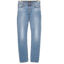 Nudie Tight Long John Jeans Org. Hell Verblasst Skinny Stretch On4 Größe W27 L32