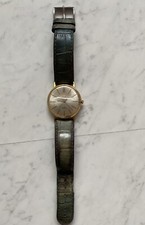 Sehr selten!POLJOT  DE LUXE, 23 JEWELS, SMOCKPROOF,mechanische Armbanduhr, Leder