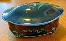 Ilmenau, Graf von Henneberg, Deckeldose / Bonboniere, Echt Kobalt, 1939 (601)