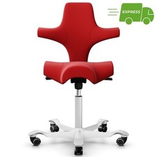 HAG Capisco 8106 | Stoff Xtreme Rot | Gestell Weiß | Express