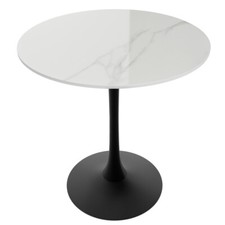 Rund Bistrotisch Marmor Optik