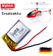 3,7 V 180 mAh Ersatzakku für Syma S107G RC Mini Indoor Helikopter