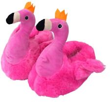 Flamingo Kuschel Fun Hausschuhe pink 31/32 - 41/42 für Kinder und Erwachsene