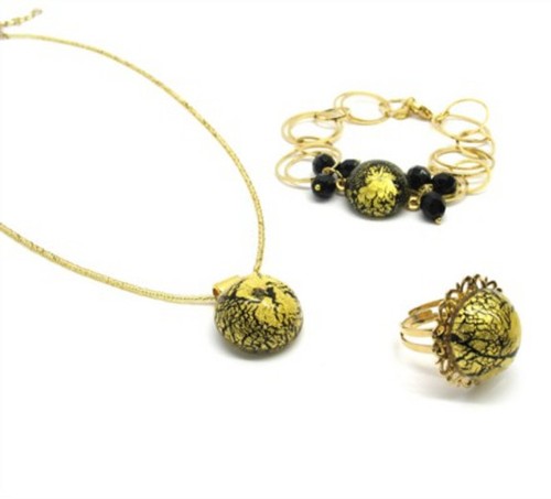 Murano glass schmuckset - ,