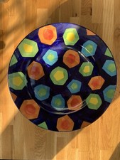 Memphis Style Sechseckmuster