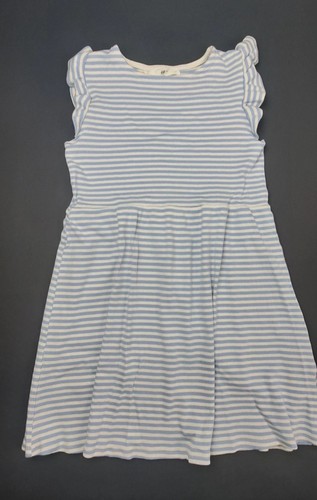 Kleid blau weiß - , gestreift