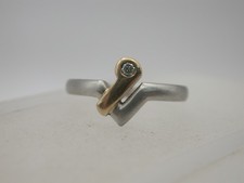 feiner Designerring Platin 950