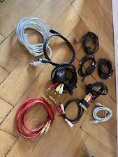 Diverse Adapterkabel Konvolut Für Stereoanlage Und TV