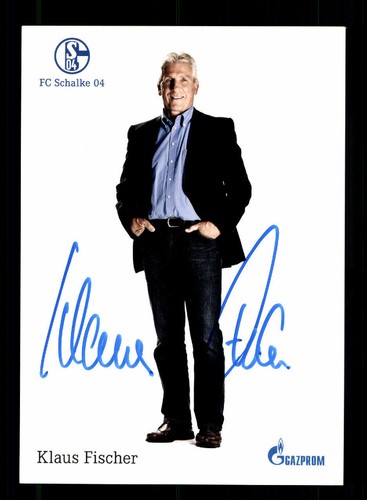 Klaus fischer autogrammkarte - klaus,