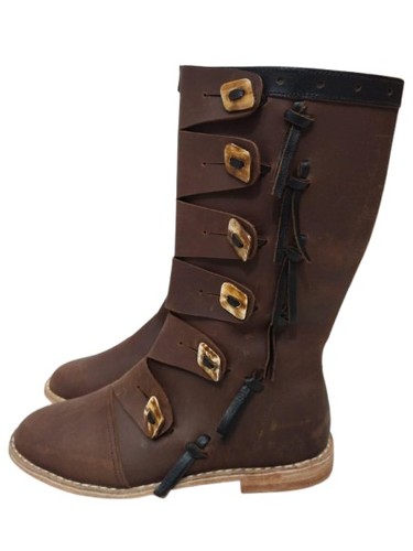Mittelalter leder stiefel - mittelalter,