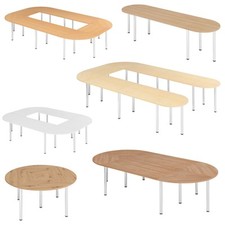 bümö Konferenztisch oval     Besprechungstisch  Meetingtisch 8 Personen Tisch