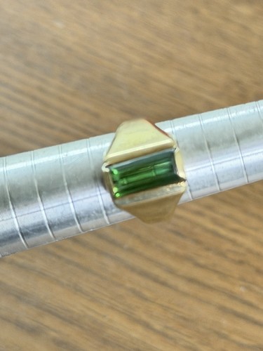 Goldring mit turmalin - goldring,