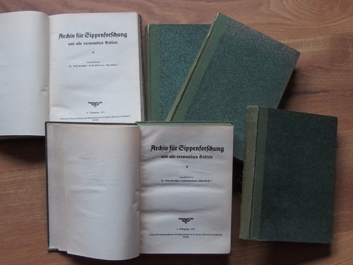 Archiv für sippenforschung - für, sippenforschung-