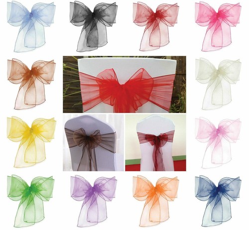 100 organza hochzeit stuhl - organza,