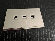 Montblanc Visitenkartenetui Box Platiniert PERSONALISIERT