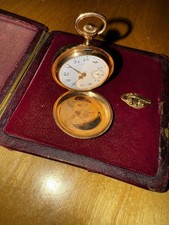 Taschenuhr 585 gelbgold mit - taschenuhr,