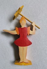 Kinderkram Ostheimer Tänzerin Ballerina Zirkus Ballett Waldorf Rarität Holzfigur