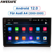 Für Audi A4 S4 RS4 2000-2009 Android Doppel Din Autoradio GPS Navi Bluetooth DAB