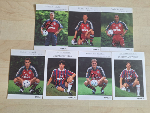 Autogrammkarten bayern - autogrammkarten, fc