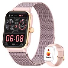 2025 Smartwatch Damen Herren für Android iOS Fitnessuhr Pulsuhr Schrittzähler