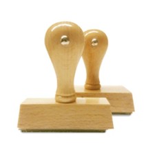 Holzstempel ohne Textplatte
