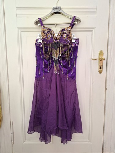 Bauchtanzkostüm violett - bauchtanzkostüm, m