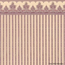 41178 - Tapete MINI MUNDUS für Puppenhaus Puppenstube "Streifen/Ornamente" 1:12