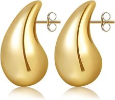 Edelstahl Goldene Tropfen