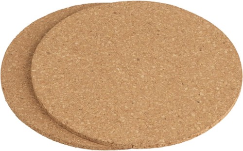 Untersetzer aus kork ø18cm - 2x,