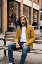 🧶 Herren Strickjacke mit