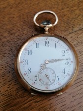 Schweizer Taschenuhr 585 Gold