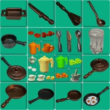 Playmobil Geschirr Teller Tassen Kanne  Besteck Pfanne AUSWÄHLEN  #PM14