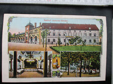 Vintage-alte Litho Ak Sachsen-Gasthof Leubnitz-Werdau