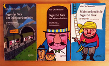 Nils-Olof Franzen: Agaton Sax - Band 1-3 (Arena Verlag, alte/erste Ausgaben)