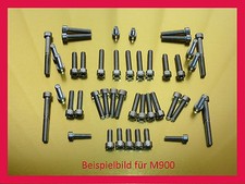 V2A Edelstahlschrauben Schrauben Schraubensatz Motor für Ducati Monster 900 M900