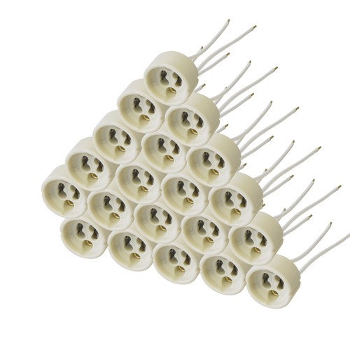 20x gu10 lampen fassung - 20x,