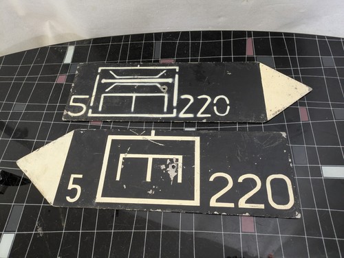 Altes metall schild - altes,