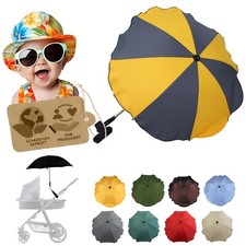 Sonnenschirm Sonnenschutz universal  für Kinderwagen und Buggy UV Schutz 50+