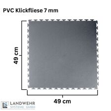PVC Klickfliese Garagenboden