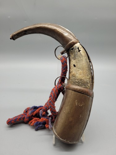 Echt antikes pulverhorn - antikes,