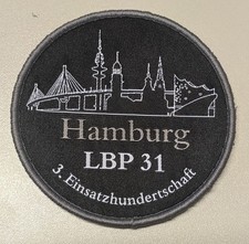 LBP 31 Patch - Polizei Hamburg Bereitschaftspolizei 3. Hundertschaft BFE SEK MEK