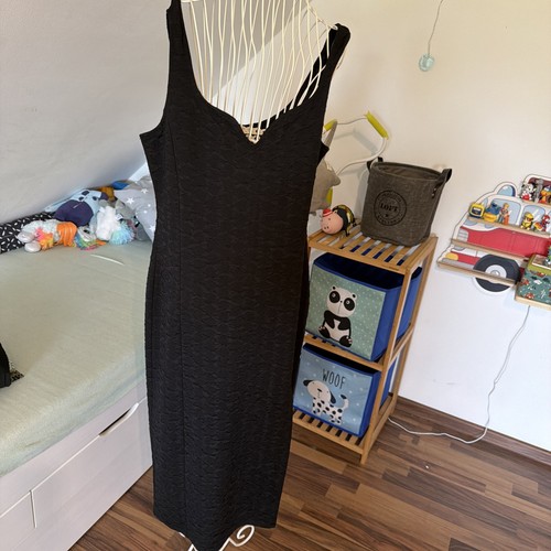 Kleid maxi schwarz - kleid, h&m