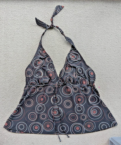 Tankini oberteil schwarz mit - oberteil,