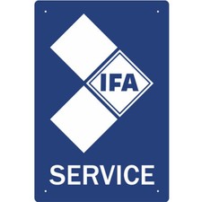 Blechschild IFA Service DDR Ostalgie Metallschild 20x30 cm - 106