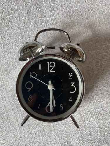 Wecker nostalgie silberfarbig - nostalgie,