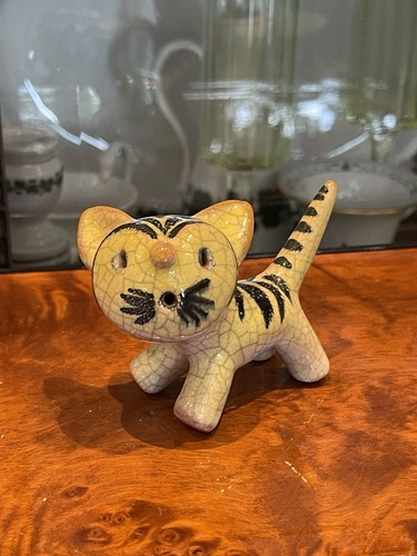 Vintage gelbe katze - vintage,