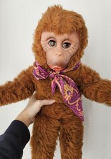 DDR Affe Plüschtier Schlafaugen