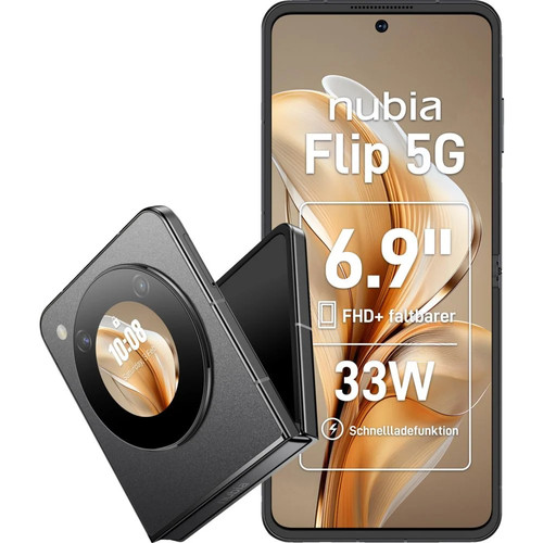 Nubia flip 256 black - flip, gb