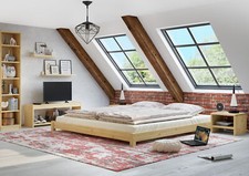 Niedriges Bodenbett Ehebett
